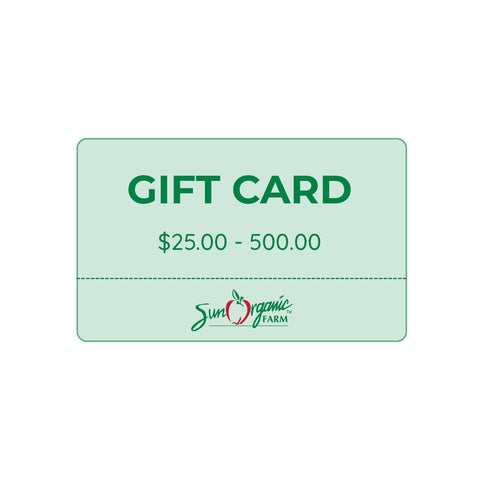 SunOrganic Farm Gift Card
