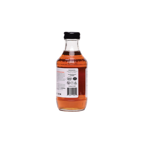 Label of Organic Maple Syrup, Amber, Grade A