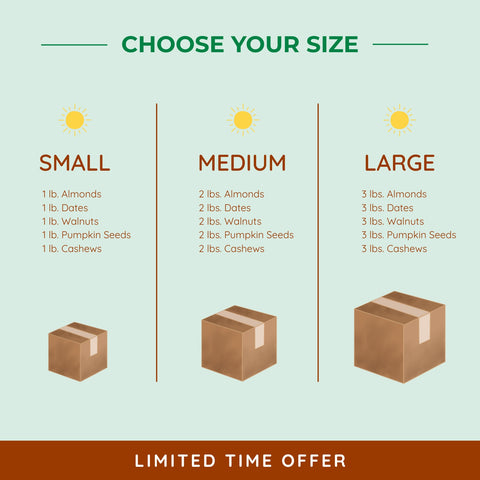 Organic snack sizes