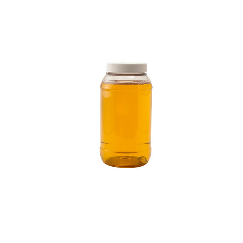 Organic agave syrup in a jar