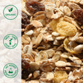 Close-up of organic muesli