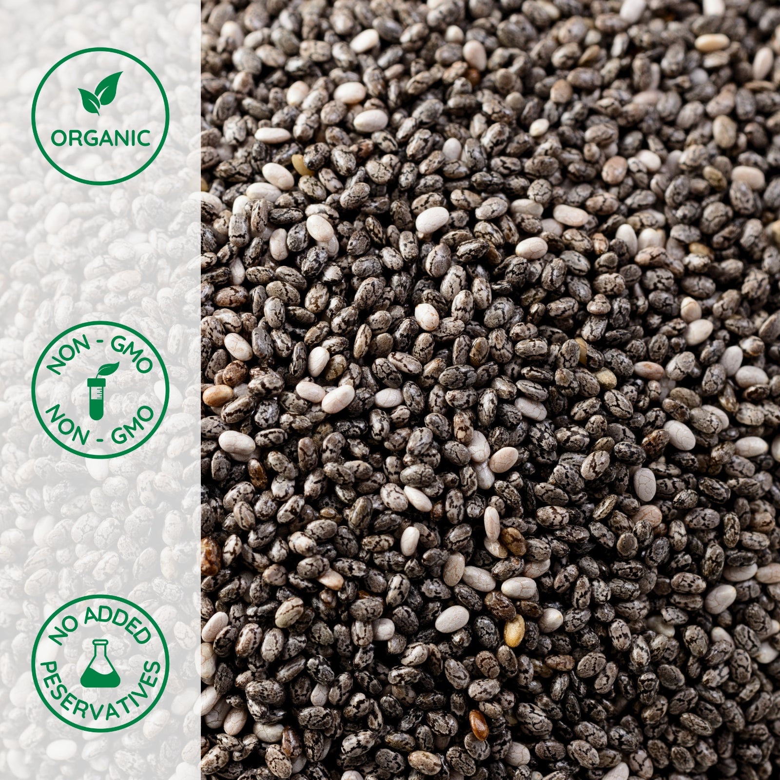 Organic Black Chia Seeds – Superfood & Omega-3 Rich – SunOrganic Farm