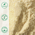 Close-up of organic vegan chicken broth powder