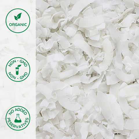 Organic wide coconut flakes
