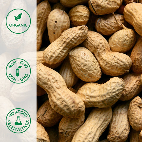 Organic whole peanuts