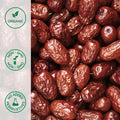 Close-up of organic dates