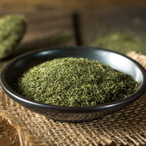 Bowl of organic dillweed