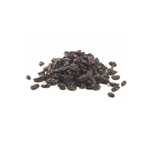 Organic sun-dried Black Mission figs on a white background 