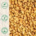 Close-up of organic fenugreek seed