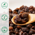Close-up of organic flame raisins
