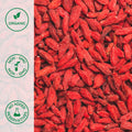 Close-up of organic goji berries