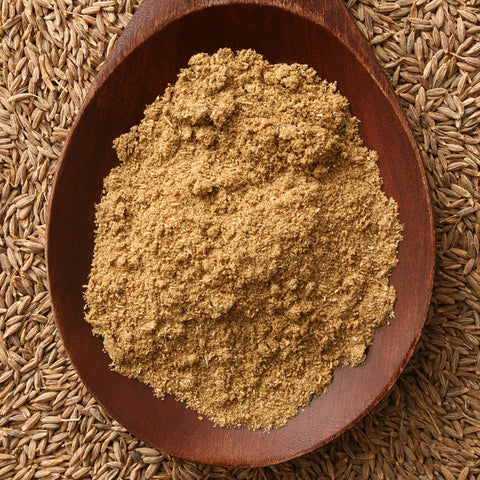 Spoonful of organic ground cumin