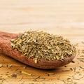 Spoonful of organic Italian seasoning