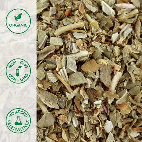 Close-up of organic Italian seasoning