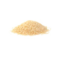Organic Long Grain Brown Rice on white background