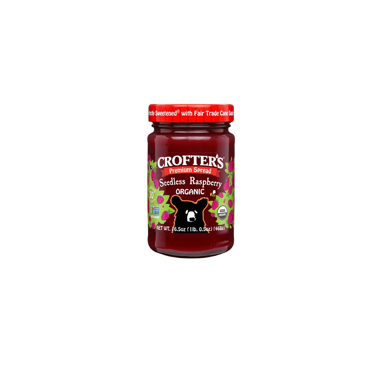 Organic Raspberry Fruit Spread – Less Sugar – SunOrganic Farm