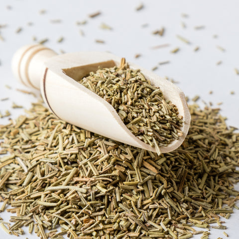 Scoop of organic rosemary