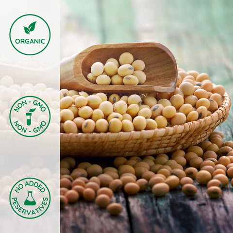 Organic soy beans