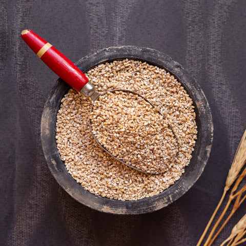 Bowl of organic oats steel cut (Irish)