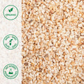 Close-up of organic raw sesame seeds