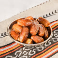 Organic thoory dates (bread dates) in a bowl