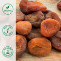 Close-up of organic turkish apricots