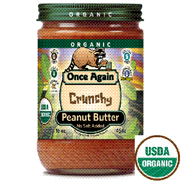 Organic Peanut Butter, Crunchy