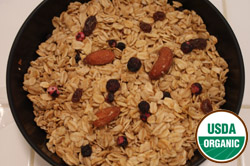 Blueberry Almond Granola, No Salt - Organic