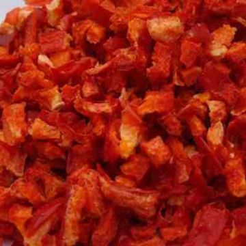 Organic Red Bell Pepper, Diced
