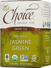 Organic Green Tea, Jasmine Blossoms